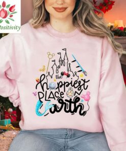 The Happiest Place on Earth Disney Shirts, Disney Trip shirt, Disney Family shirt, Disneyworld Shirt, Disneyland Tee, Magic Kingdom shirt