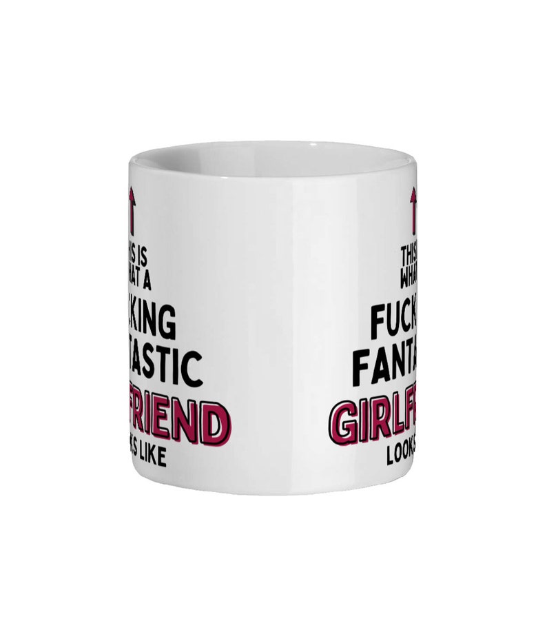 This Is What A Fucking Fantastic Girlfriend Looks Like Mug, Girlfriend Gift Anniversary Valentines Day Birthday