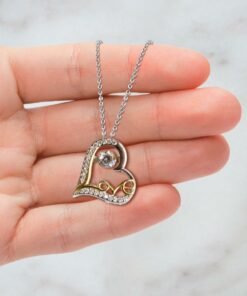 To My Gorgeous Wife Love Dancing Necklace, You Are My Compass, Birthday Gifts, Valentines Day Gifts From Your Husband