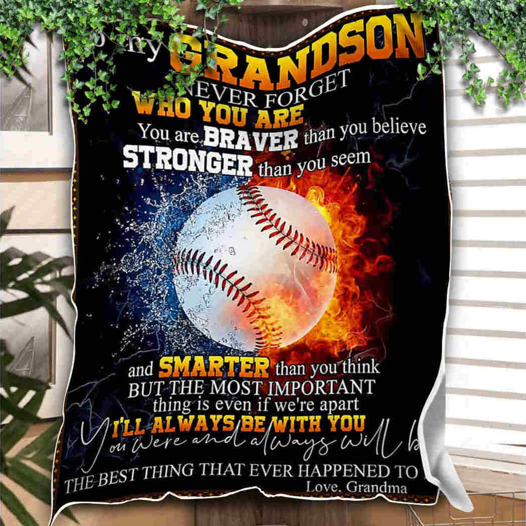 To My Grandson – Baseball Hot & Cool- Baseball'S Lover Gift