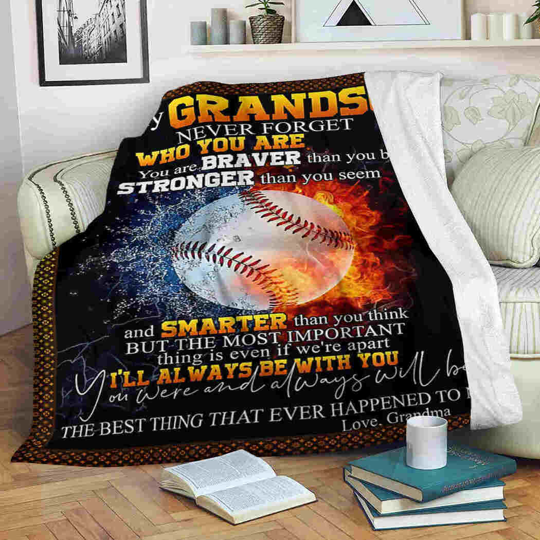 To My Grandson – Baseball Hot & Cool- Baseball'S Lover Gift