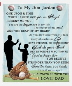 To My Son Blanket, Christmas Gift For Son Or Daughter, Gift From Mom Or Dad