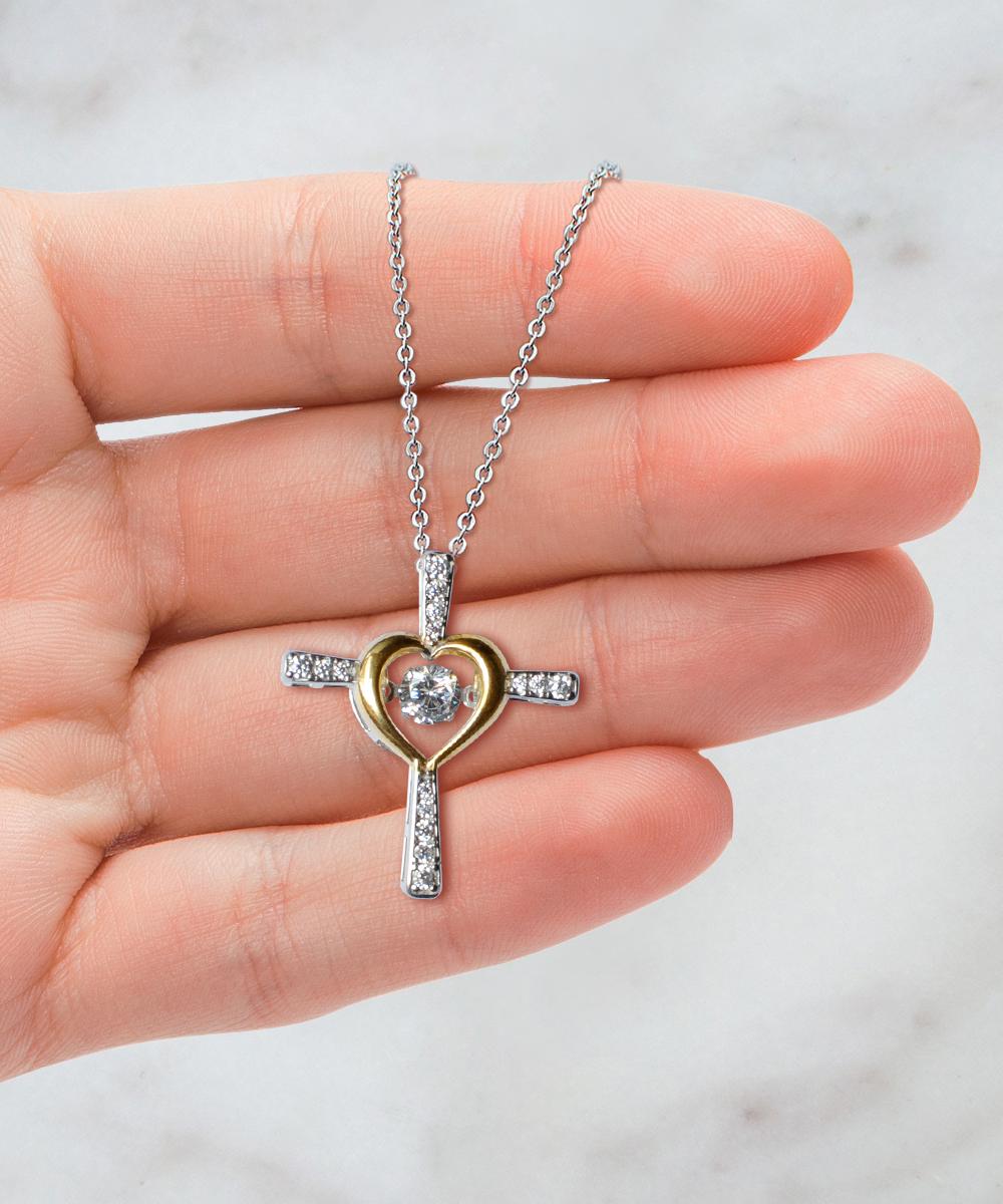 To My Soulmate Cross Dancing Necklace, I Promise I'll Always Look At You, Best Birthday Gifts, Engagement Gifts, Wedding Gifts For Wife, Valentines Day Gifts For Her