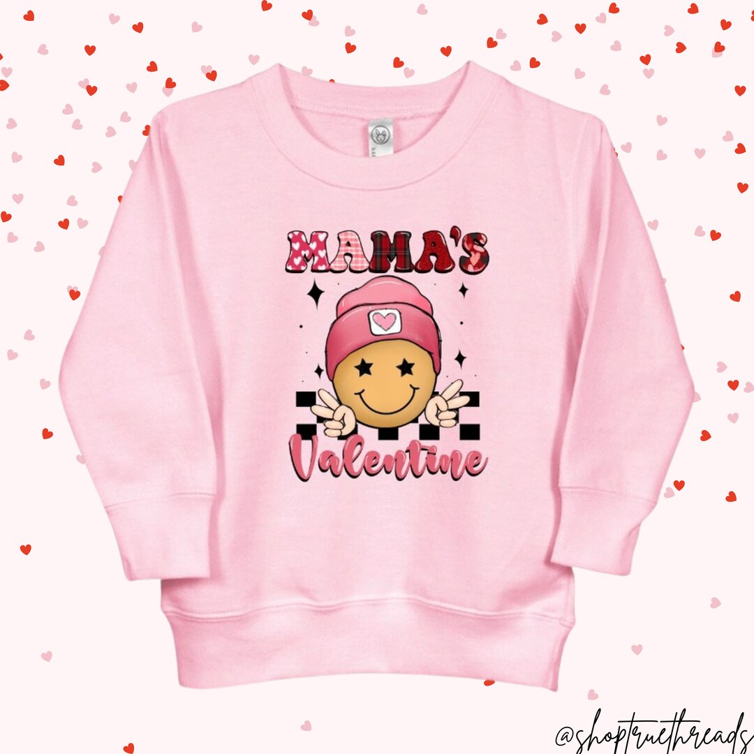Toddler Valentines Shirt Sweatshirt, Toddler Boy Girl Valentines Outfit for Kids, Kid Valentines Day Shirt, Valentine Graphic Tee