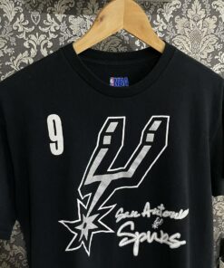 Tony Parker San Antonio Spurs Tshirt Sweatshirt Hoodie Crewneck Sweatshirt Pullover Reprinted Full Color Full Size Gifts for NBA Fans