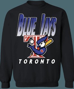Toronto Blue Jays MUSCLE BIRD Vintage MLB Crewneck Sweatshirt Hoodie Shirt Gifts for Toronto Blue Jays MUSCLE BIRD Fans