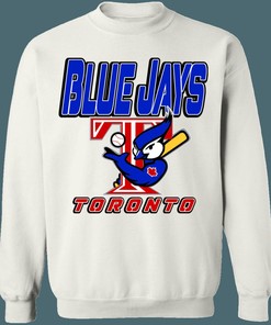 Toronto Blue Jays T-BIRD Retro MLB Crewneck Sweatshirt Hoodie Shirt Gifts for Fans