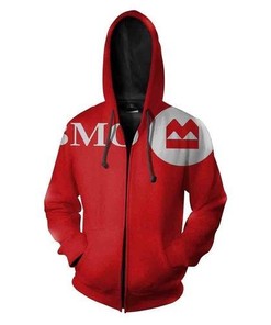 Toronto Fc Nfl Football Red 3D All Over Print Zip Up Hoodie Option