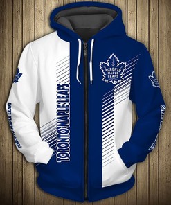 Toronto Maple Leafs 3D Hoodie Zip Hoodie, Nhl 3D All Over Print Hoodie Zip Hoodie