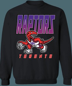 Toronto Raptors GRADIENT Retro NBA Crewneck Sweatshirt Hoodie Shirt Gifts for Fans