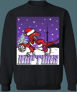 Toronto Raptors Ugly Christmas NBA Crewneck Sweatshirt Hoodie Shirt Gifts for Fans