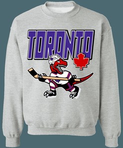 Toronto Raptors X Maple Leafs NBA X NHL Mash-Up Sweatshirt Hoodie Shirt Gifts for Fans