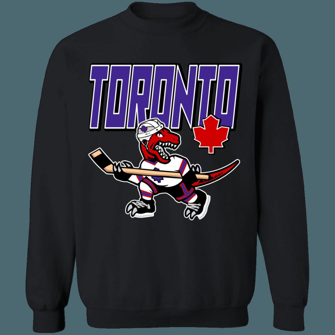 Toronto Raptors X Maple Leafs NBA X NHL Mash-Up Sweatshirt Hoodie Shirt Gifts for Fans - Image 2