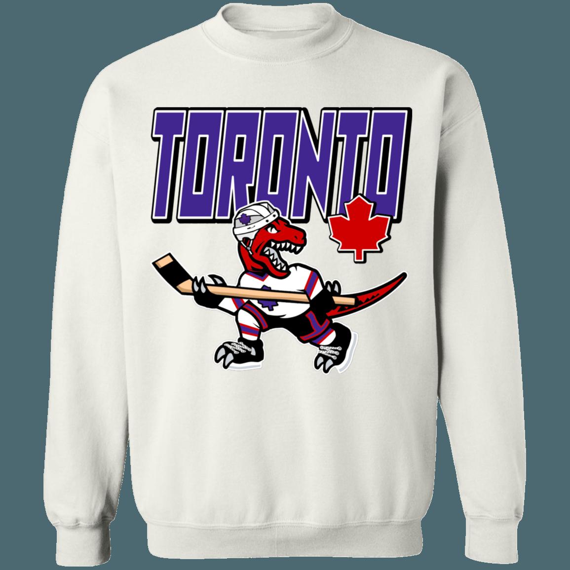 Toronto Raptors X Maple Leafs NBA X NHL Mash-Up Sweatshirt Hoodie Shirt Gifts for Fans - Image 4