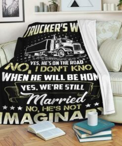 Truckdriver Blanket Gifts for Truck Driver Trucker Wife