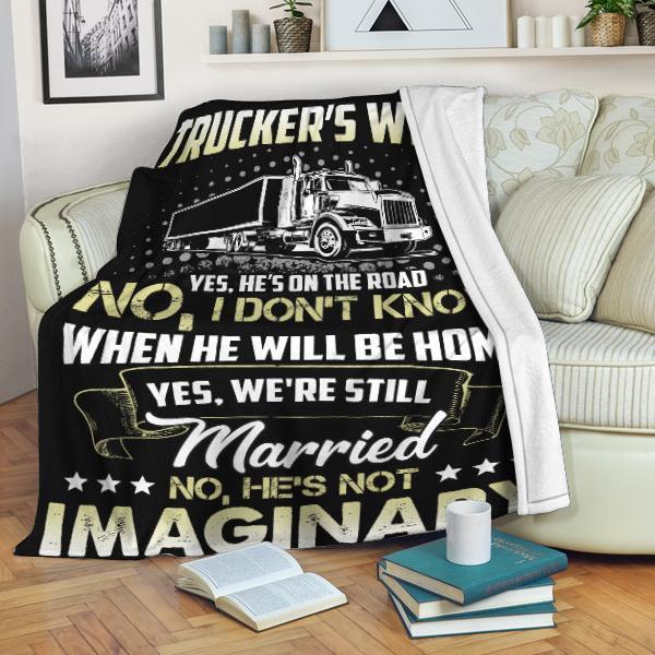 Truckdriver Blanket Gifts for Truck Driver Trucker Wife