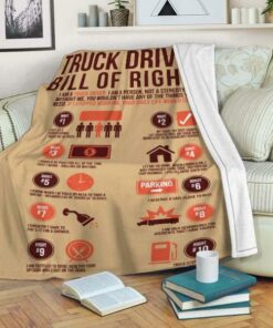 Truckdriver Blanket Truck Driver Cdl Trucker Real Blanket Gifts for Trucker