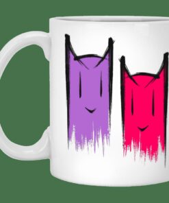 Two Crazy Cats Mug Gifts for Friends, Gifts for Valentine Day, Coulpe Gifts