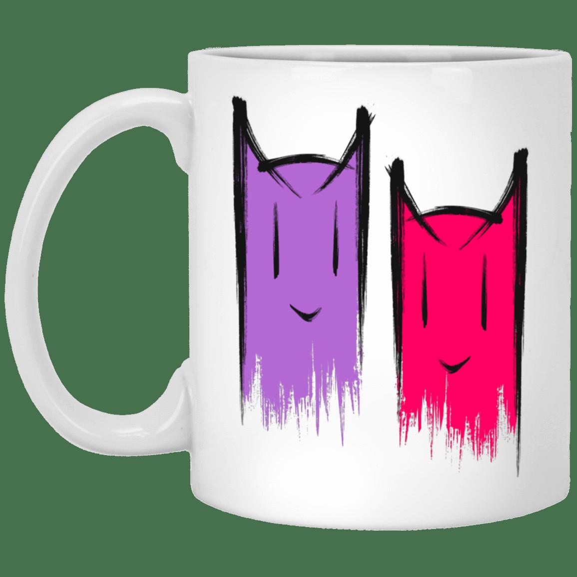 Two Crazy Cats Mug Gifts for Friends, Gifts for Valentine Day, Coulpe Gifts