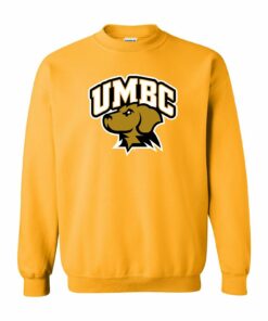 UMBC Retrievers Arch Logo Licensed Shirt Sweatshirt Pullover Hoodie Reprinted Full Color Full Size