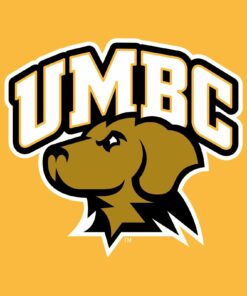 UMBC Retrievers Arch Logo Licensed Shirt Sweatshirt Pullover Hoodie Reprinted Full Color Full Size