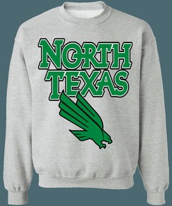 UNT Mean Green Vintage NCAA Crewneck Sweatshirt Hoodie Shirt Gifts for Fans
