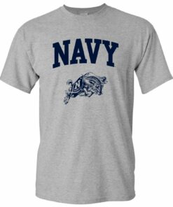 US Naval Academy Midshipmen Arch Logo Licensed Shirt Sweatshirt Pullover Hoodie Reprinted Full Color Full Size
