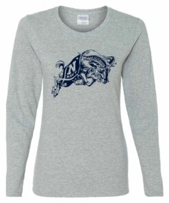 US Navy Midshipmen Primary Logo Ladies Shirt Sweatshirt Pullover Hoodie Reprinted Full Color Full Size