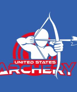 USA Archery - Bow Arrow Sports Competition Shirt Sweatshirt Pullover Hoodie Reprinted Full Color Full Size