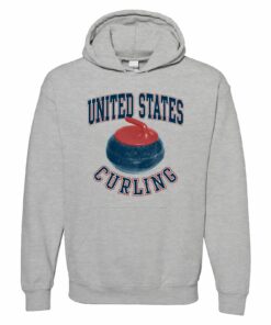 USA Curling Winter Sports Games Shirt Sweatshirt Pullover Hoodie Reprinted Full Color Full Size