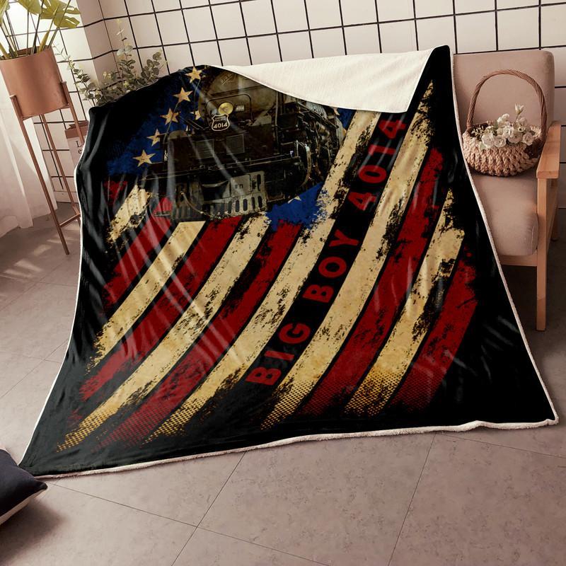 Union Pacific Big Boy Railroad Blanket