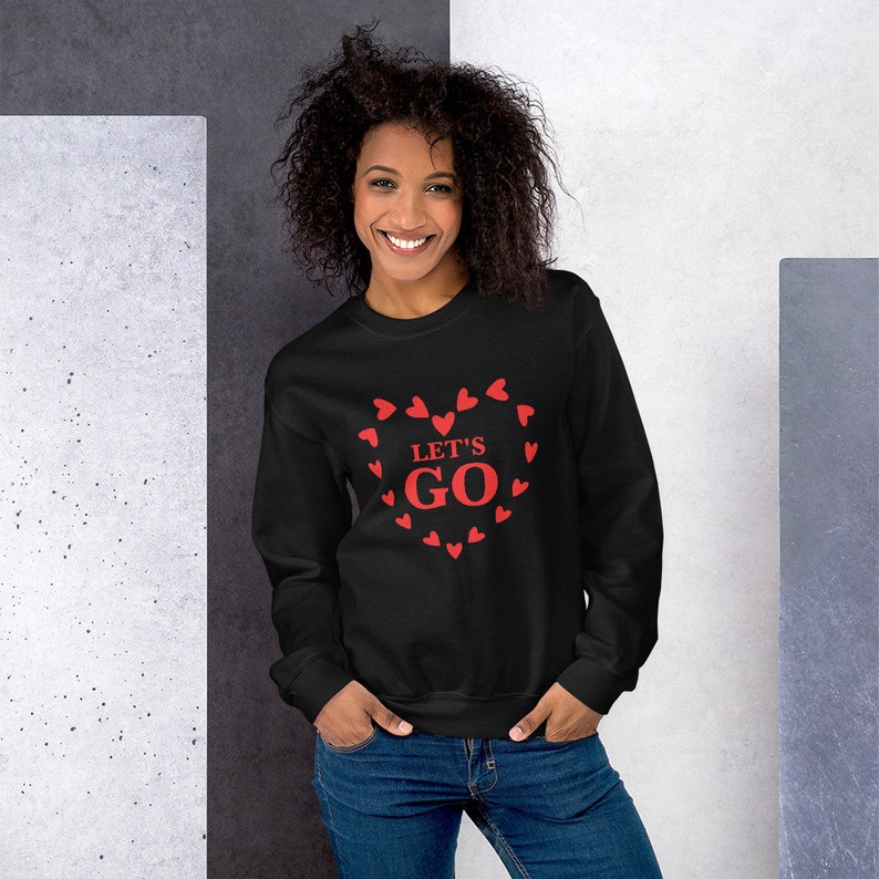 Unisex Cozy Sweater With Print Design LETSGO Sweatshirt - Image 3
