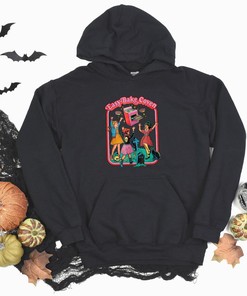 Unisex 'Easy Bake Coven' Retro Horror Hoodie, Horror Sweatshirt, Creepy Gift, Horror Gift, Goth Gift, Witchy Valentine Gift, Valloween Gift