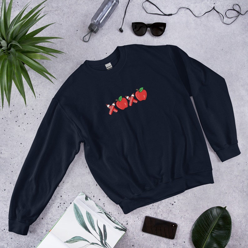 Unisex Valentine's Sweatshirt, XoXo Valentine's Sweater, Teacher Valentine Sweater - Image 4