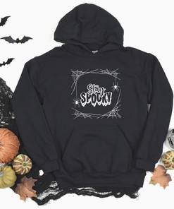 Unisex 'stay Spooky' Sweatshirt, Witchy Hoodie, Spooky Sweatshirt, Horror Hoodie, Creepy Gift, Goth Gift, Valentine Gift