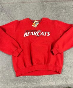 University Cincinnati Bearcats Crewneck Graphic T-Shirt Sweatshirt Crewneck Hoodie Full Size Gifts For NCAA