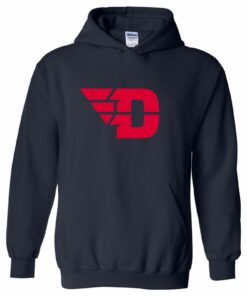 University of Dayton Flyers Primary Shirt Sweatshirt Pullover Hoodie Reprinted Full Color Full Size