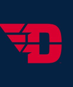 University of Dayton Flyers Primary Shirt Sweatshirt Pullover Hoodie Reprinted Full Color Full Size