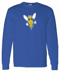 University of Rochester Yellowjackets Primary Logo - College Youth Shirt Sweatshirt Pullover Hoodie Reprinted Full Color Full Size