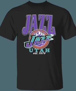Utah Jazz 1979 Retro NBA T-Shirt Sweatshirt Hoodie Gifts for Fans