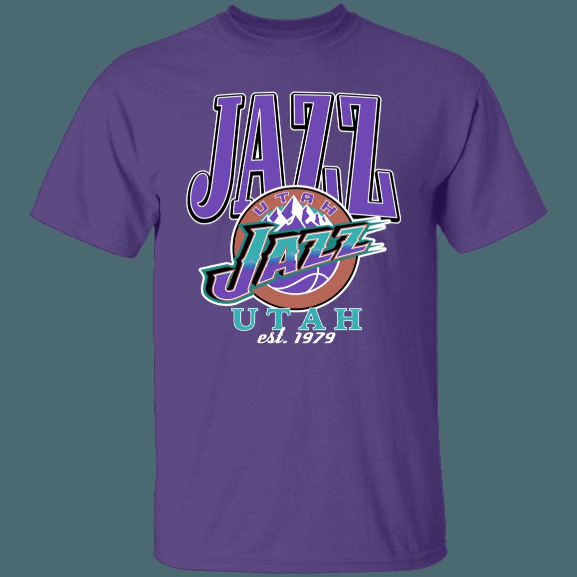 Utah Jazz 1979 Retro NBA T-Shirt Sweatshirt Hoodie Gifts for Fans - Image 3