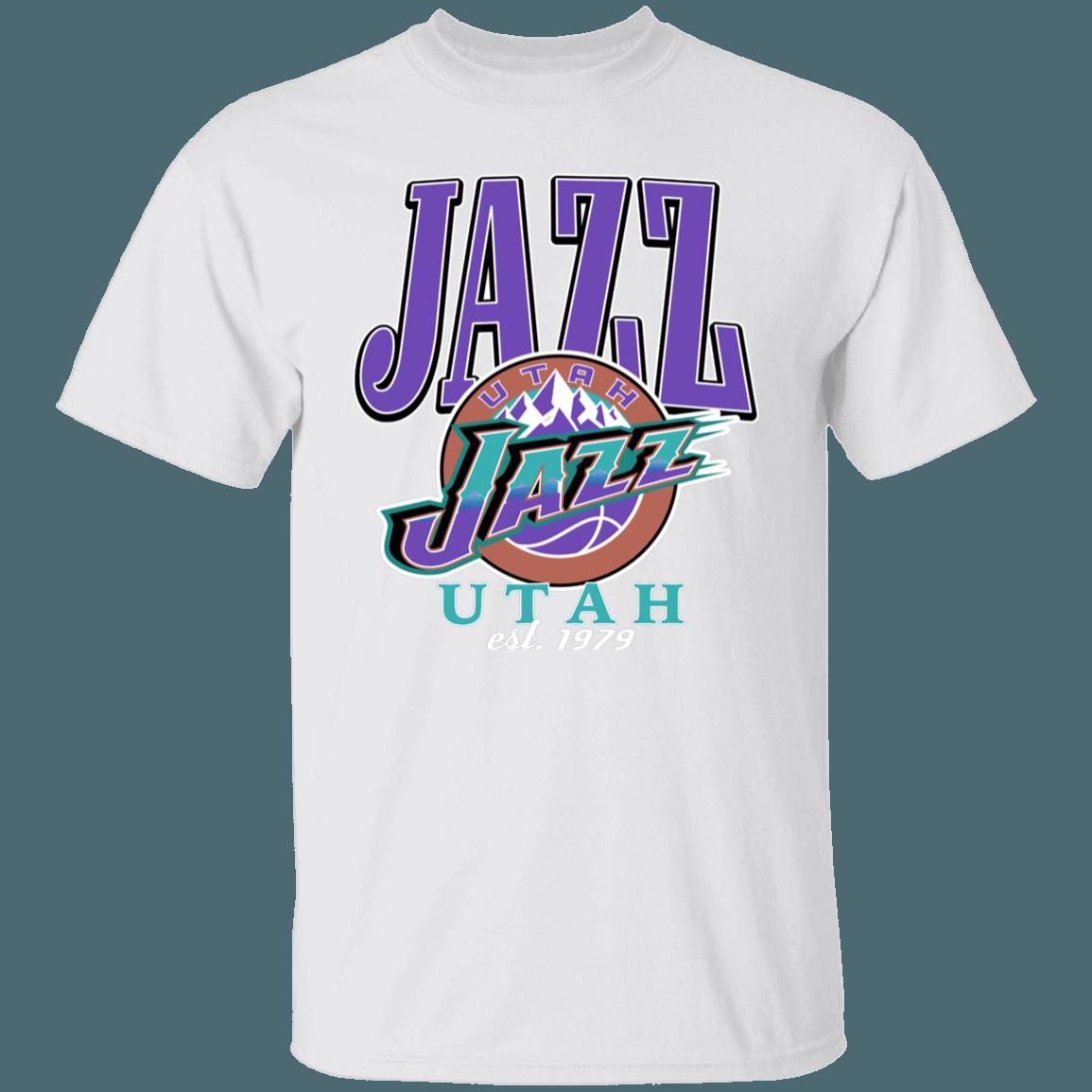 Utah Jazz 1979 Retro NBA T-Shirt Sweatshirt Hoodie Gifts for Fans - Image 4