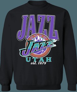 Utah Jazz 1979 Vintage NBA Crewneck Sweatshirt Hoodie Shirt Gifts for Fans