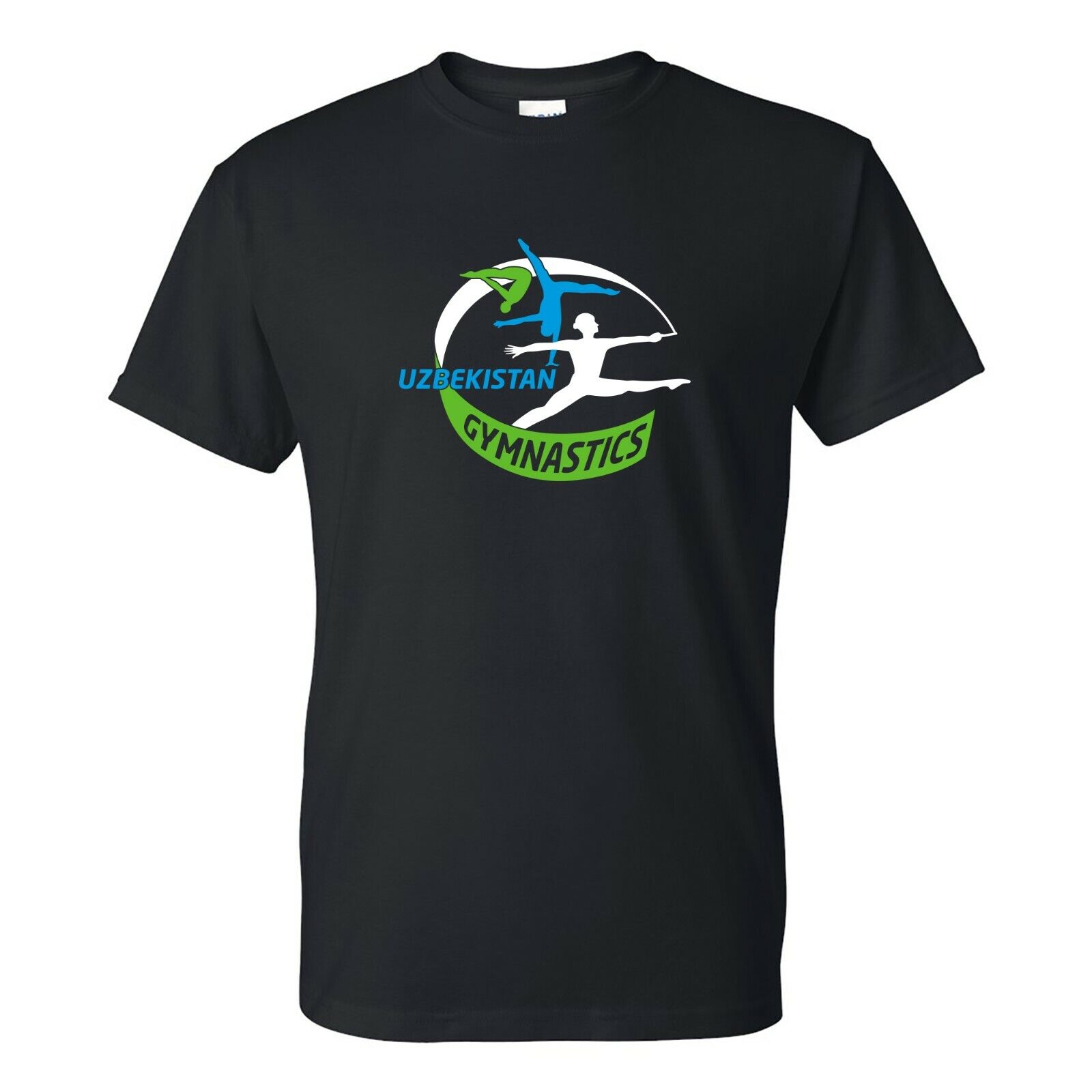 Uzbekistan Gymnastics - Summer Games Rhythmic Shirt Sweatshirt Pullover Hoodie Reprinted Full Color Full Size