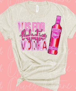 V Is For Vodka, Valentine's Day Unisex