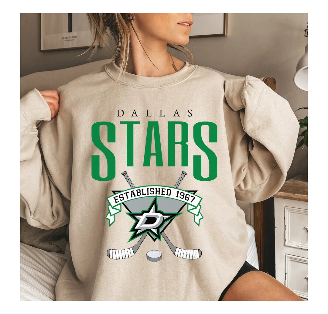 VIntage NHL Dallas Stars EST 1967 Sweatshirt, 2022-23 Dallas Stars Shirt, Ice Hockey Shirt, Unisex T-shirt Sweater Hoodie