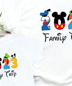 Vacation Disney Family Trip 2023 Shirts, Disney shirts, Mickey and Minnie disney couple shirts, First Disney Trip matching Family shirts