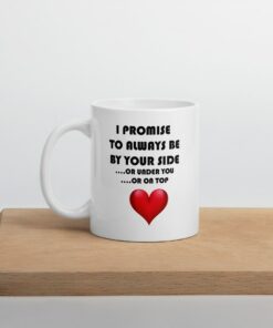Valentine Gift Funny Valentine Mug I Promise To Always Be By Your Side Mug Funny Mug Gift For Husband Gift For Wife