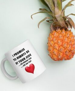 Valentine Gift Funny Valentine Mug I Promise To Always Be By Your Side Mug Funny Mug Gift For Husband Gift For Wife