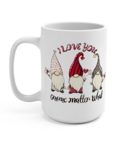 Valentine Gnome Mug, Valentines Mug, Valentines Gift, Gift For Him, Valentines Day Gift, Anniversary Gift, Gnome Gift
